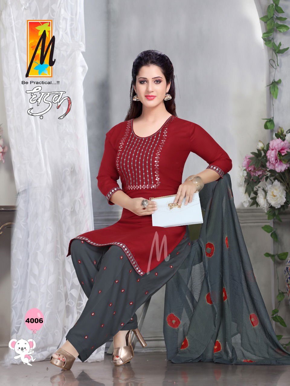 Master Dhadak Casual Daily Wear Rayon Ready Made Salwar Suit Collection